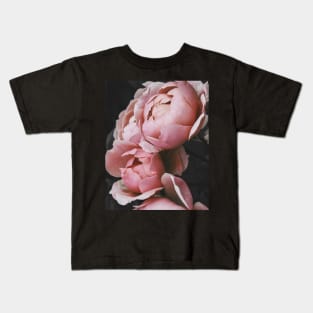 Peony, Pink flower, Peonies, Modern art, Wall art, Print, Minimalistic, Modern, Scandinavian print Kids T-Shirt